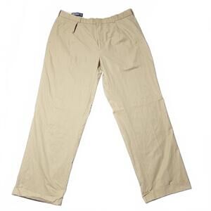 Polo Ralph Lauren Golf Mens Loose Fit Pants 38 x 32 Beige Tan Nylon Cotton